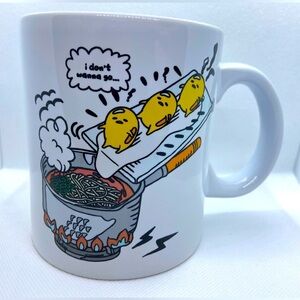Gudetama - i don’t wanna go… - 20 oz Mug - Brand New 🍳🥚